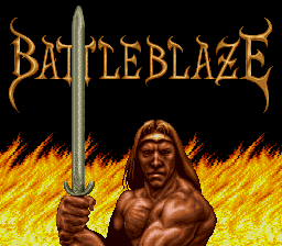 Battle Blaze (Japan) Title Screen